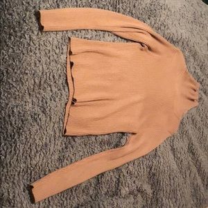 Brown turtle neck